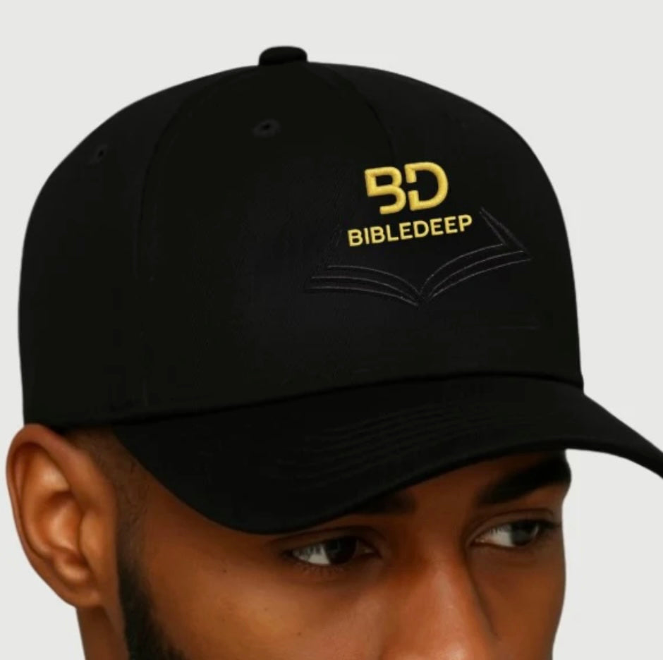 Black Stylish Unisex BibleDeep Caps.