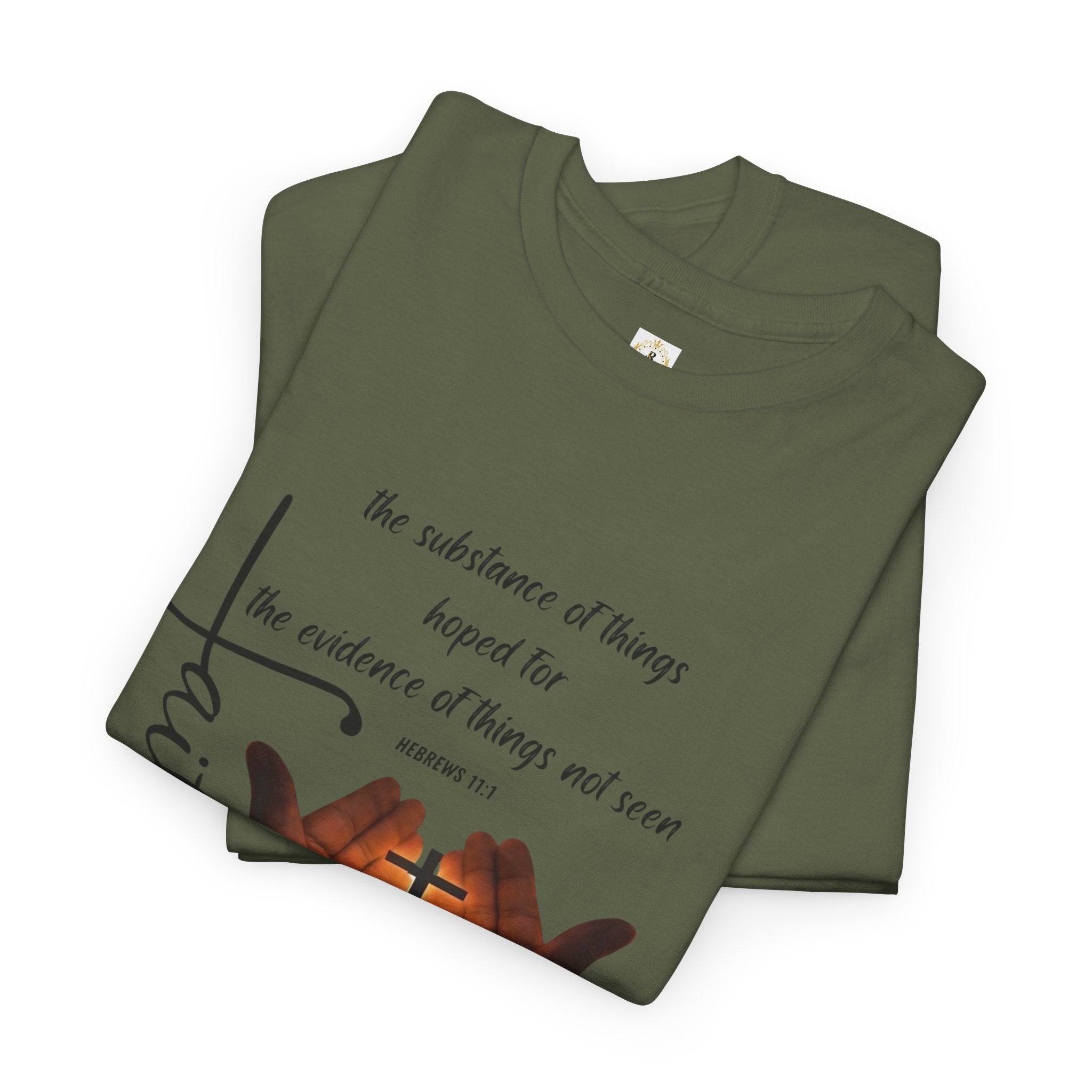 Faith is the Substance -  Unisex Cotton Tee, (Enjoy Free Shipping)