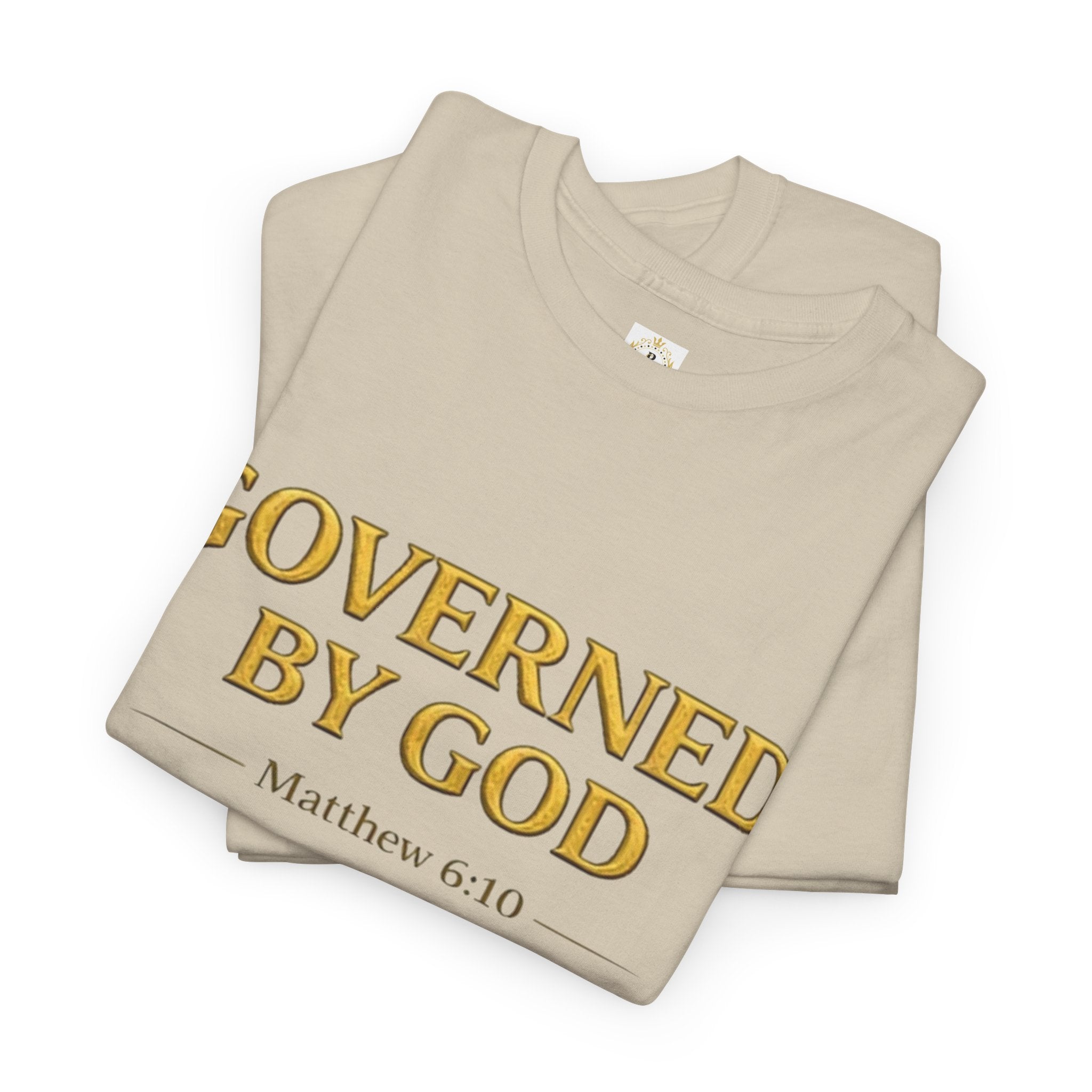 Governed By God — Unisex Kingdom Tee. Enjoy Free Shipping