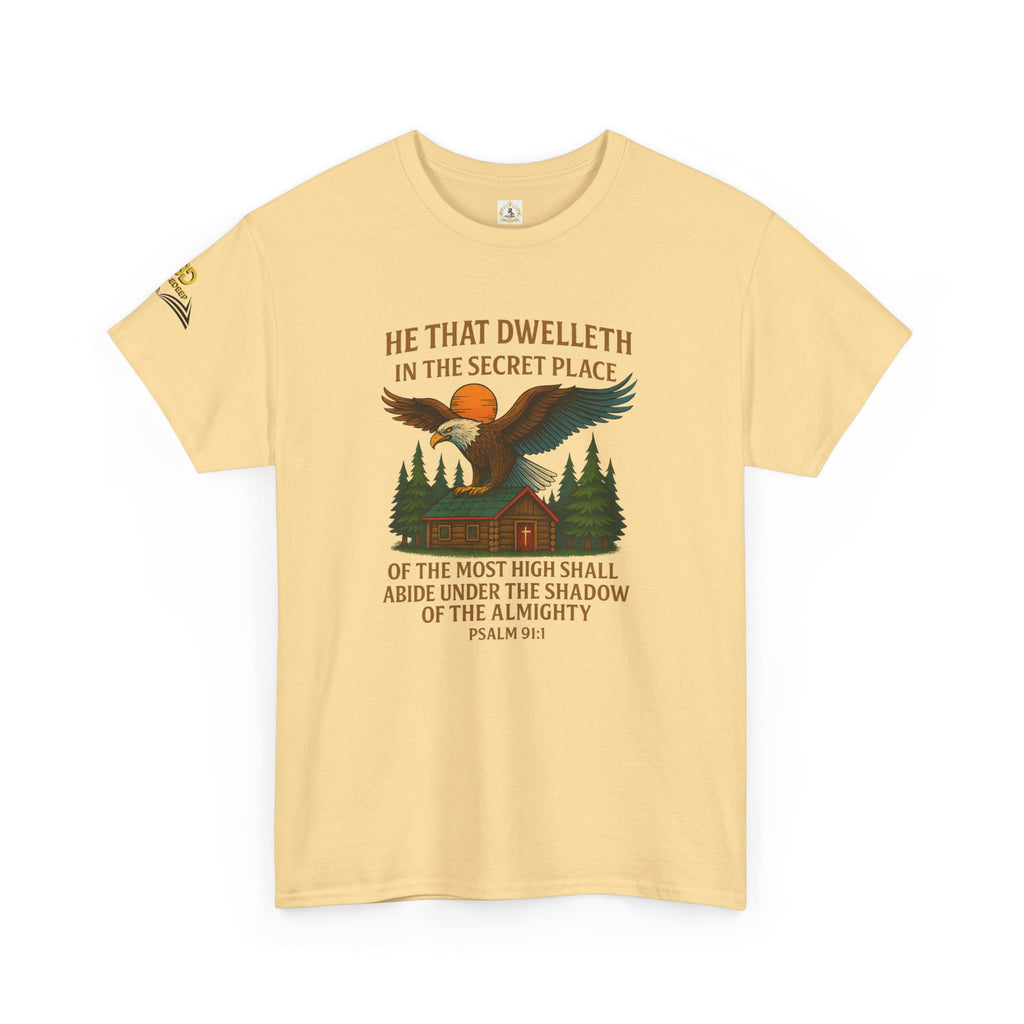 He That Dwelleth in the Secret Place - Unisex Tee, Enjoy Free Shipping.