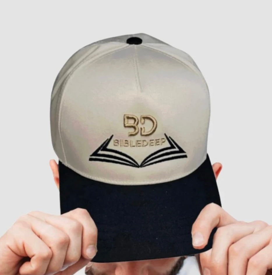 Beige Stylish Unisex BibleDeep Caps.