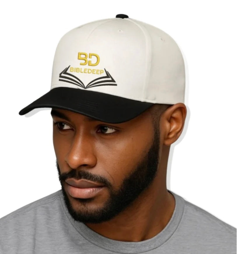 Beige Stylish Unisex BibleDeep Caps.