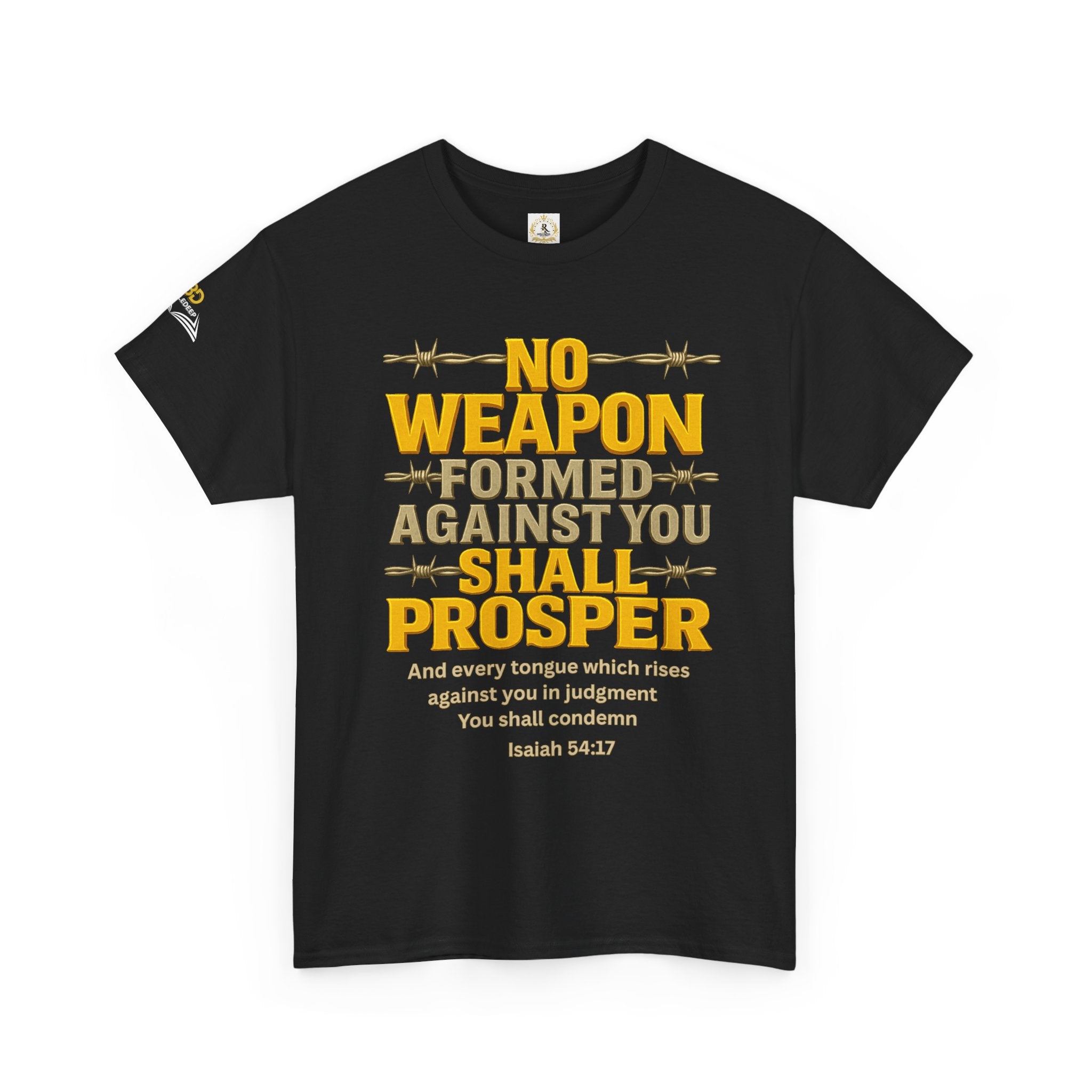 No Weapon Formed _ Unisex Cotten Tee. (Enjoy Free Shipping).
