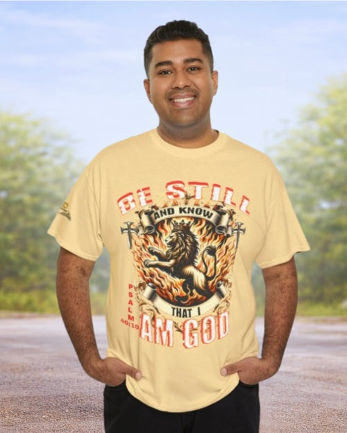 Be Still and Know - Unisex Cotton Tees. Enjoy Free Shipping.