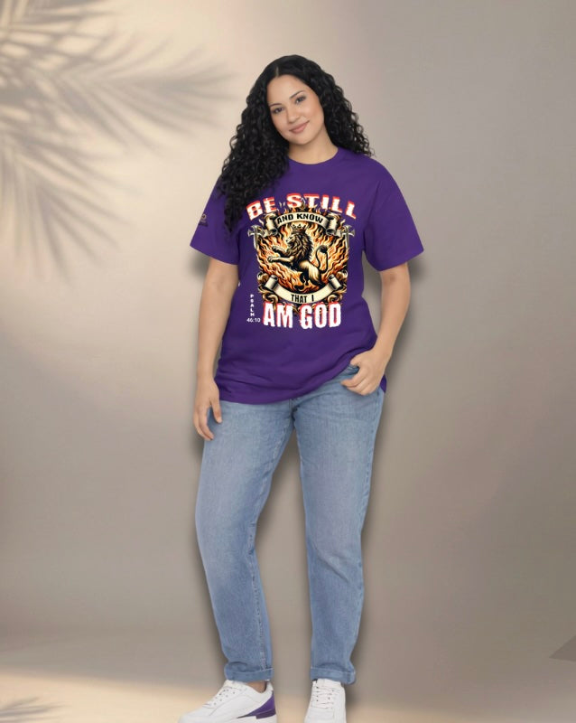 Be Still and Know - Unisex Cotton Tees. Enjoy Free Shipping.