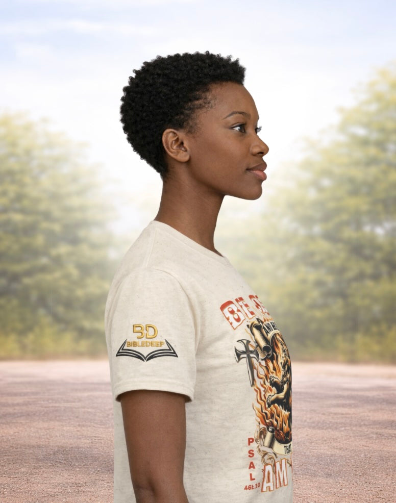 Be Still and Know - Unisex Cotton Tees. Enjoy Free Shipping.